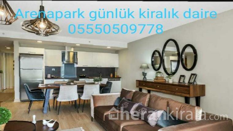 Arenapark günlük kiralık daire 05550509778 Atakent günlük kiralık daire 